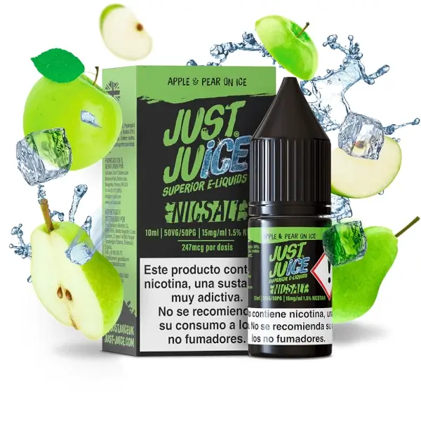 Sales Apple & Pear On Ice - Just Juice Nic Salts 10ml