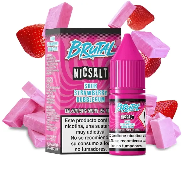 Sales Sour Strawberry Bubblegum - Brutal by Just Juice 10ml