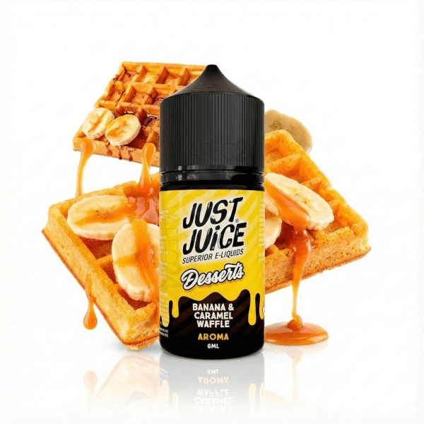 Aroma Banana Caramel Waffle - Just Juice Desserts (Longfill para Sales)